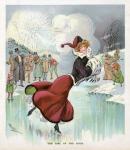Ice Skating Woman Poster