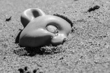 Lost Toy In The Sand