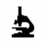 Microscope Silhouette Clipart