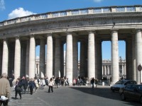 Outside Of St. Peter's Square