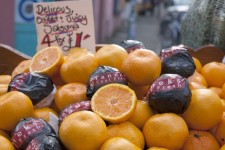 Satsumas On Fruit Stall