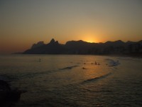 Sunset In Rio De Janeiro