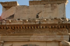 Turkey Ephesus Ruins Writing