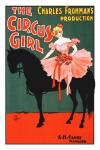Vintage Circus Girl Poster