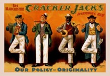 Vintage Cracker Jacks Poster