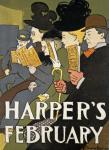 Vintage Harpers Poster