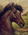 Vintage Horse Painting