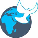 World Globe & Dove Clip Art