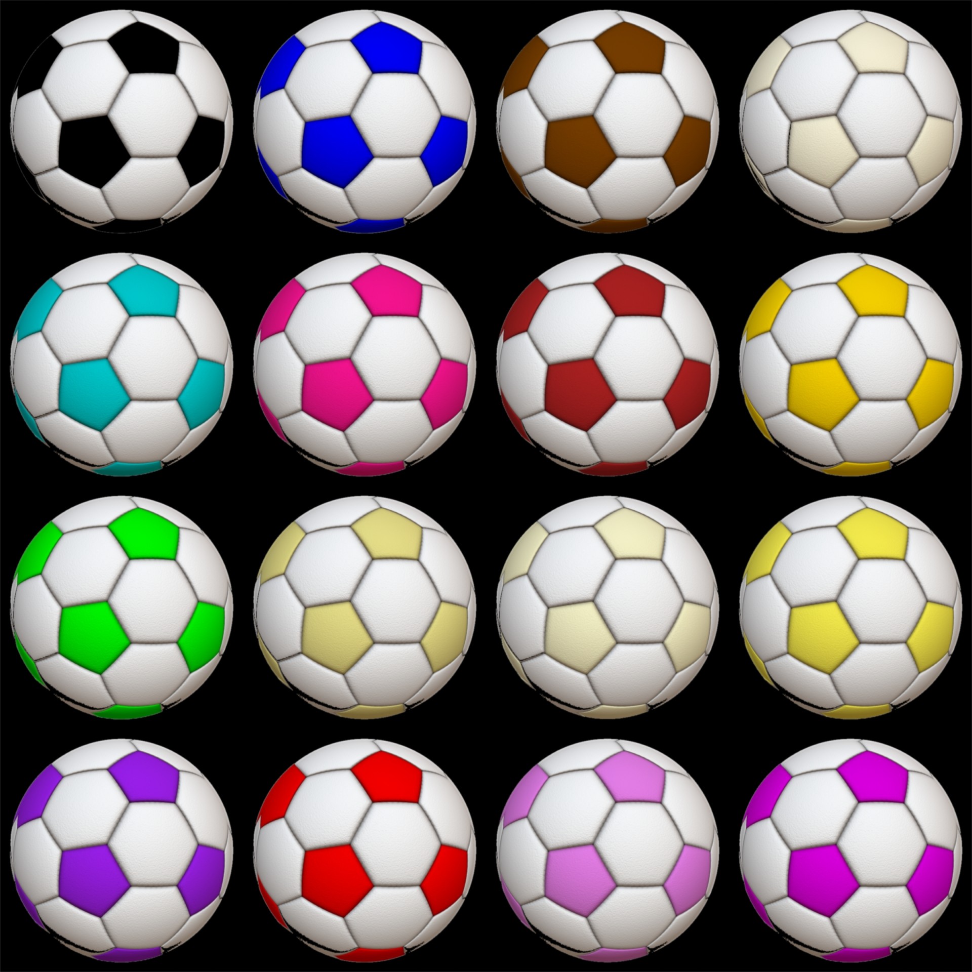 16 Soccer Balls B
