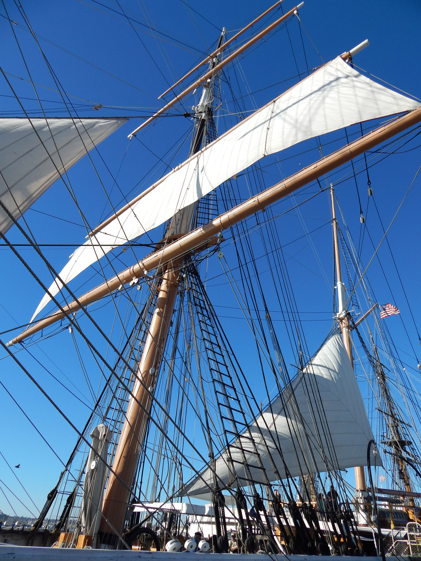 Mast, Sails And Rigging