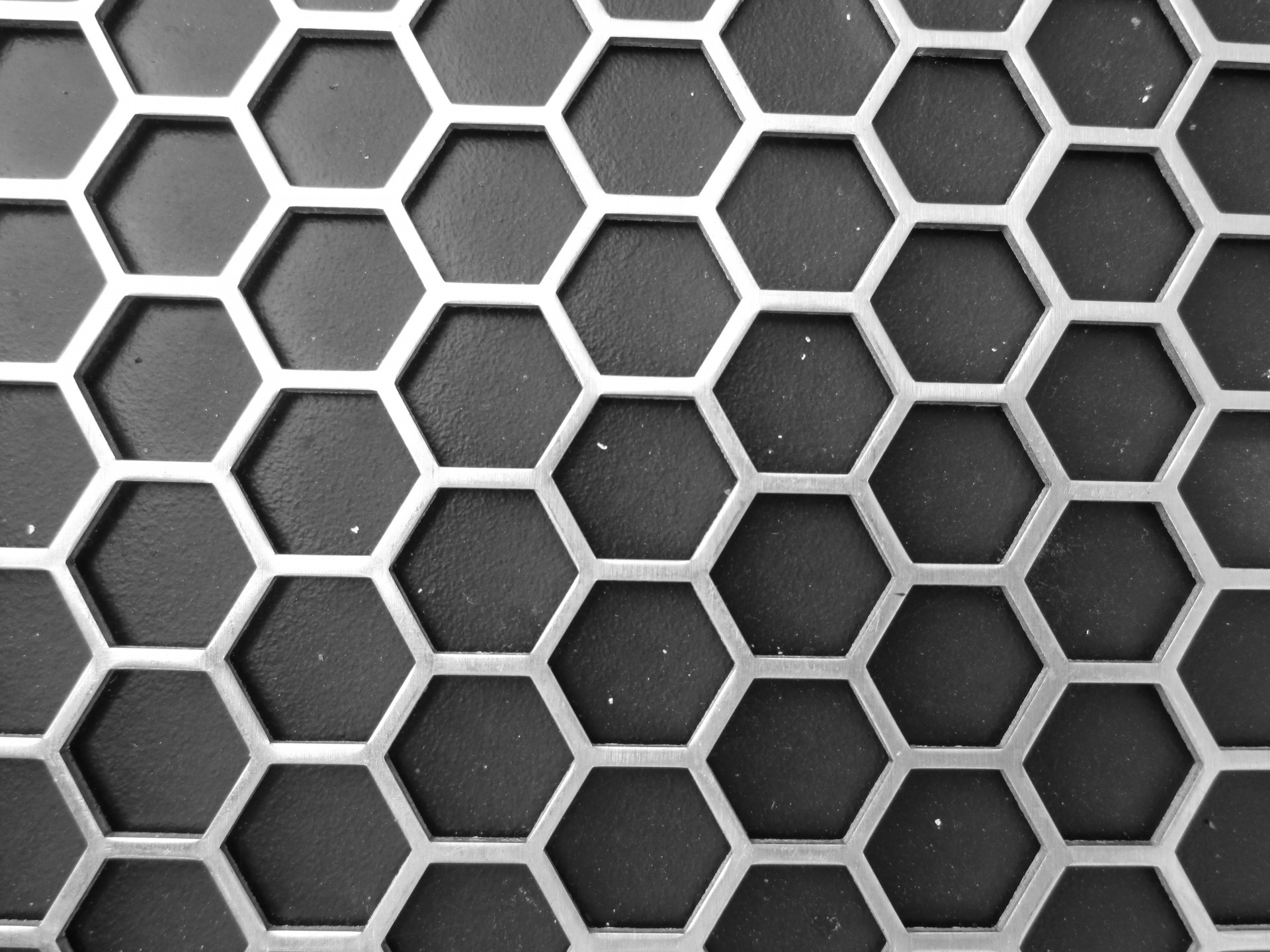 Pattern of a metallic Honeycomb shape