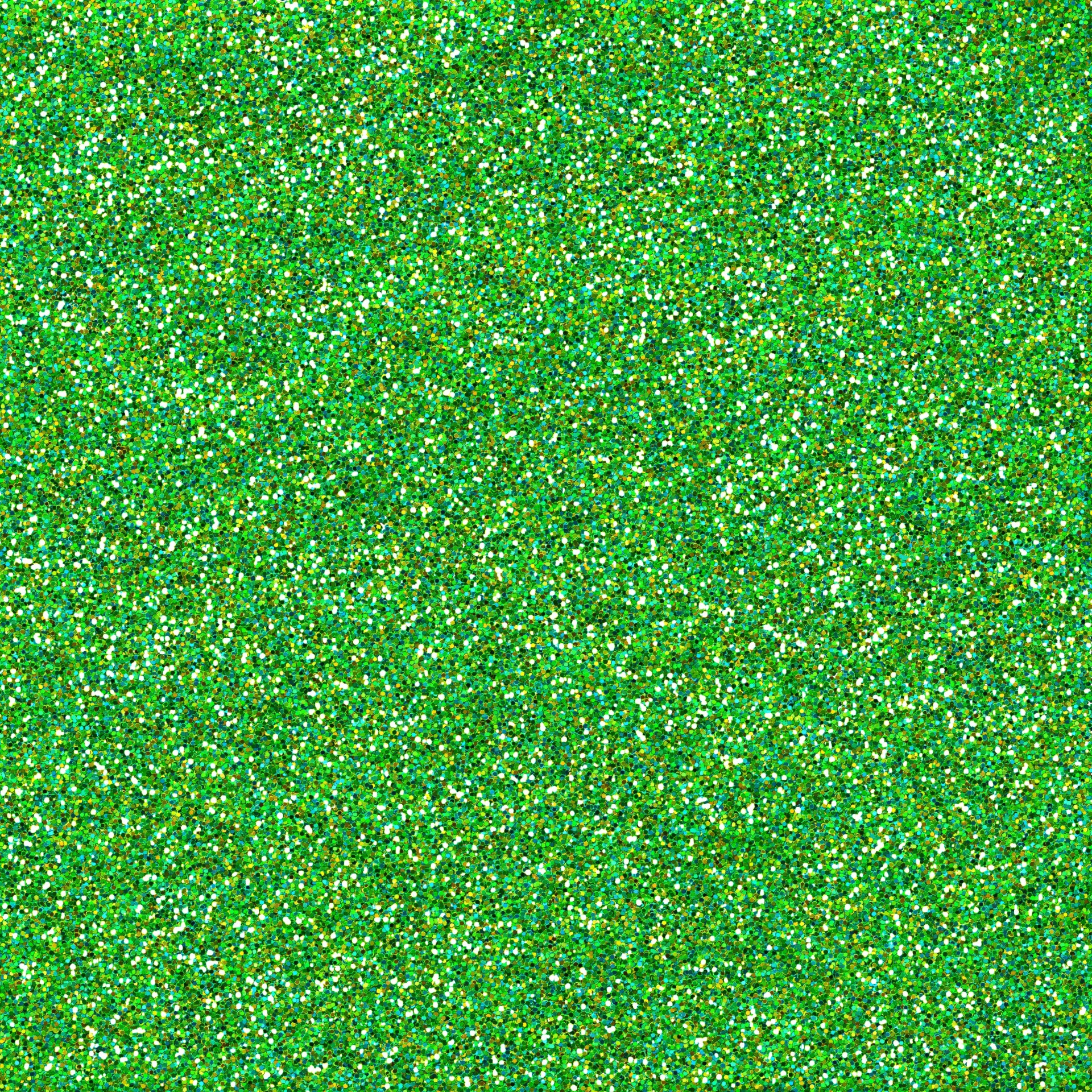 Digitally created metallic green glitter background texture.