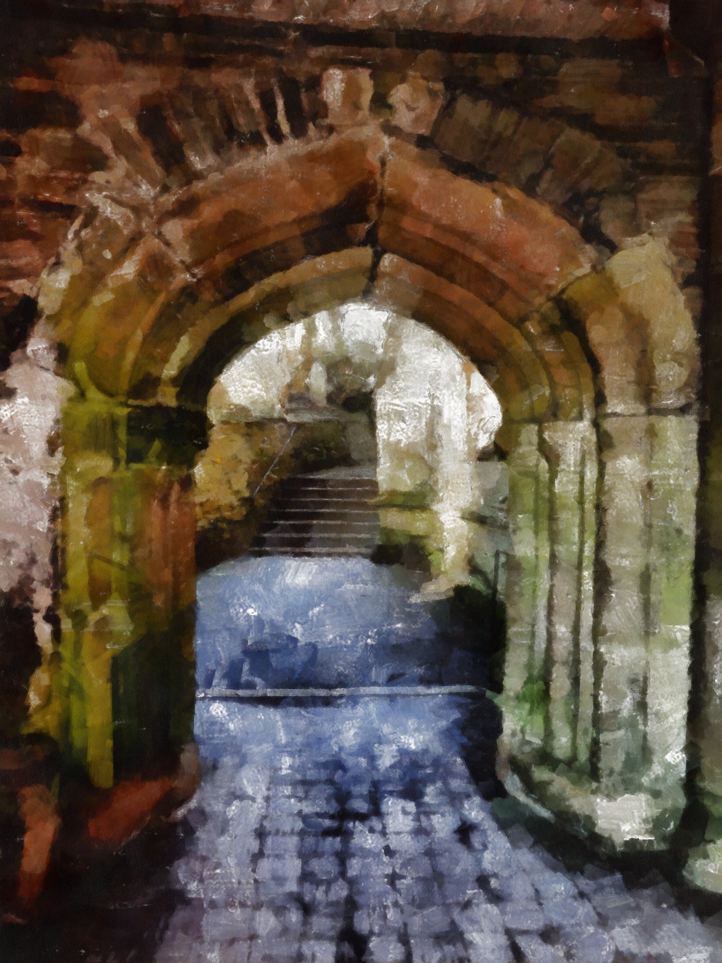 Old Archway Painting