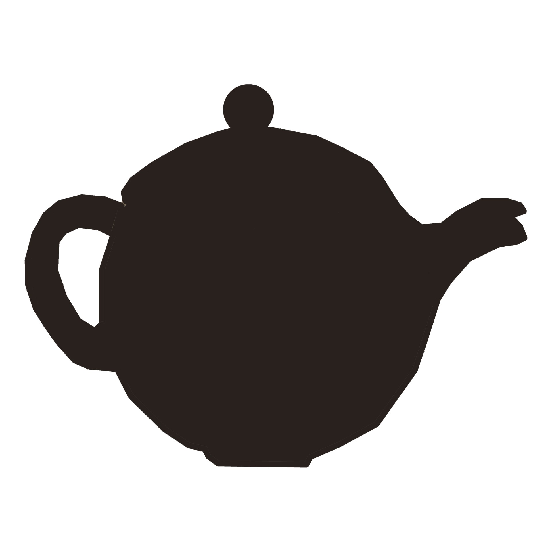 Teapot Silhouette I