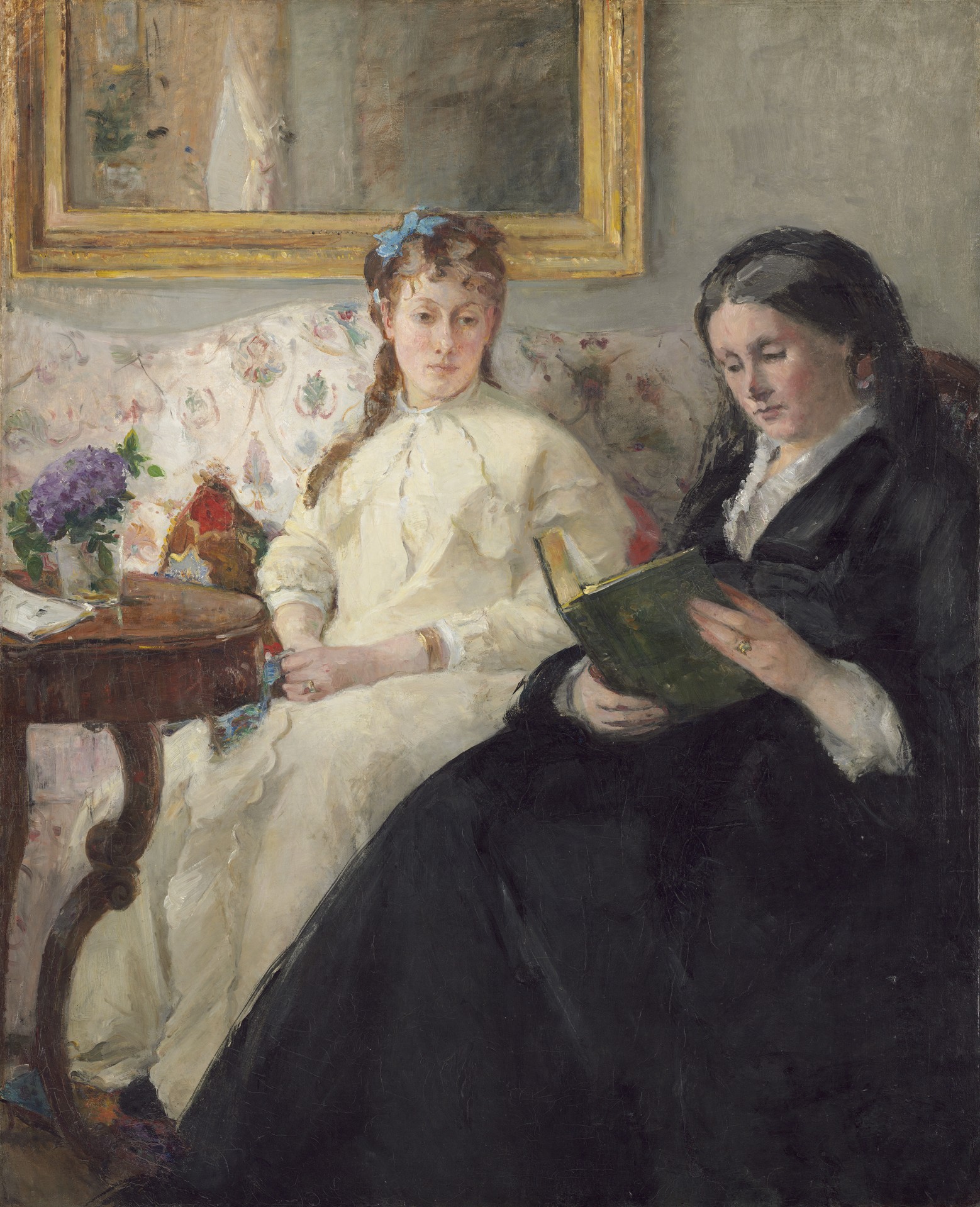Public domain vintage painting by Berthe Morisot, available from The National Gallery of Art.