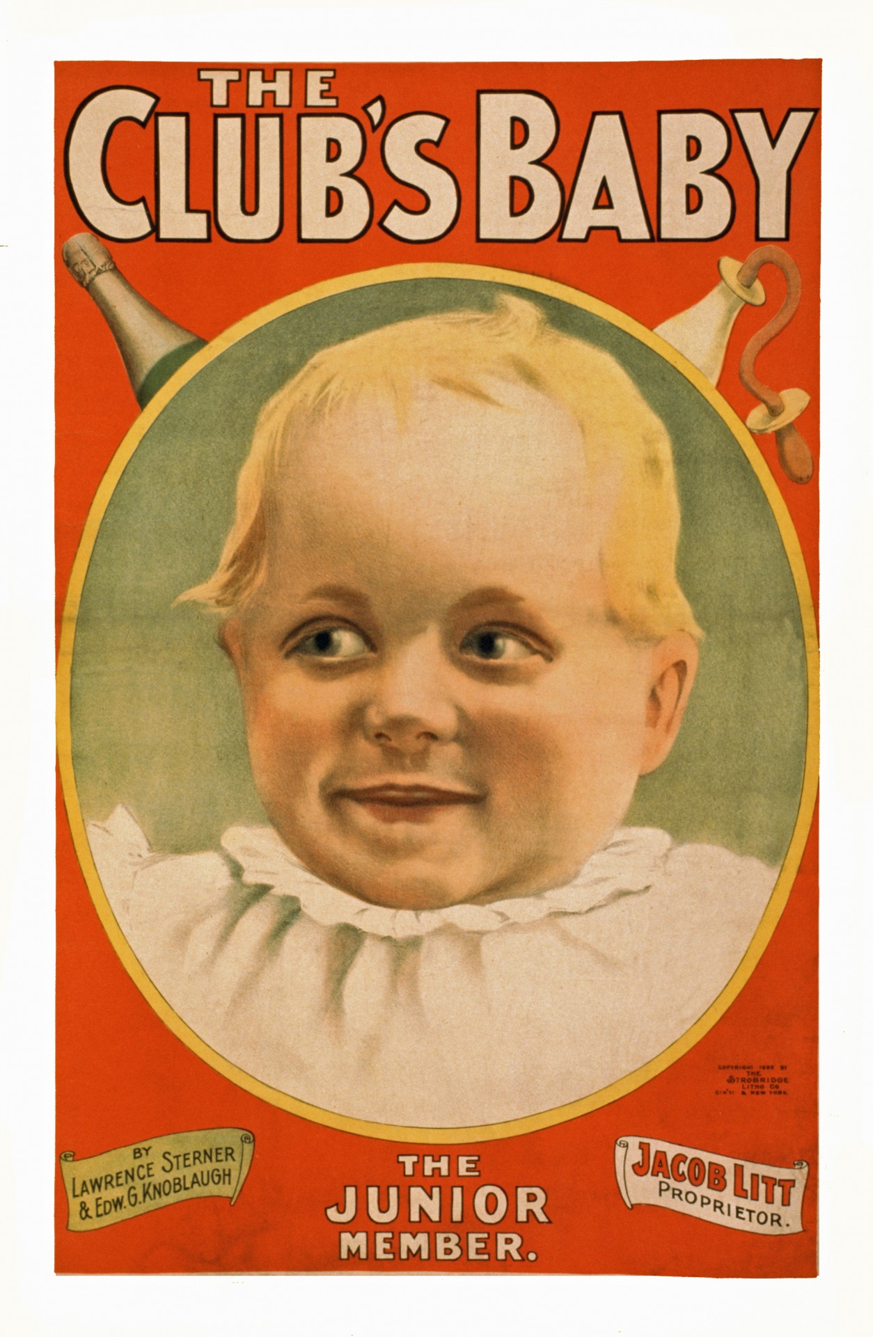 Vintage Baby Play Poster