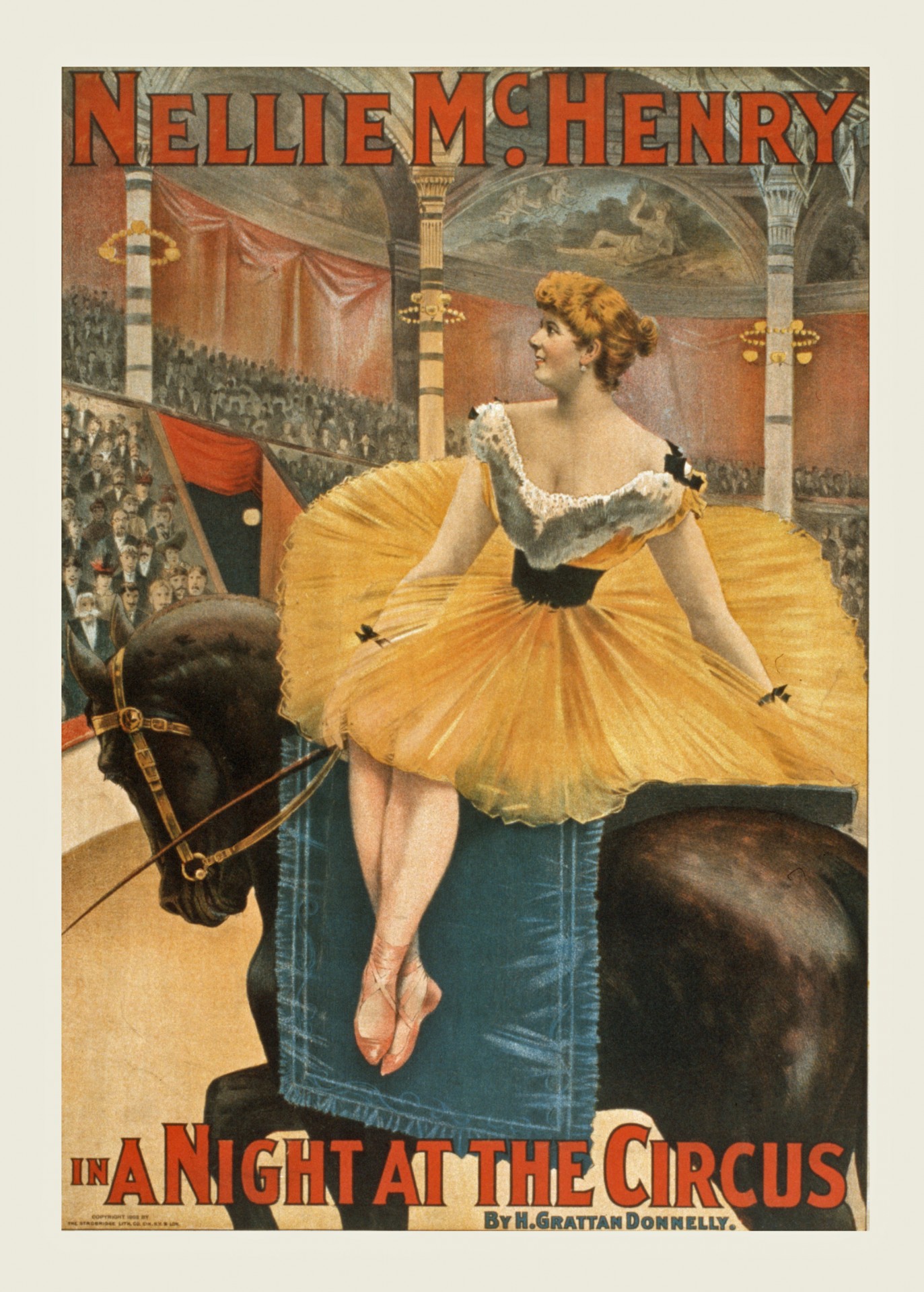 Vintage Circus Night Poster