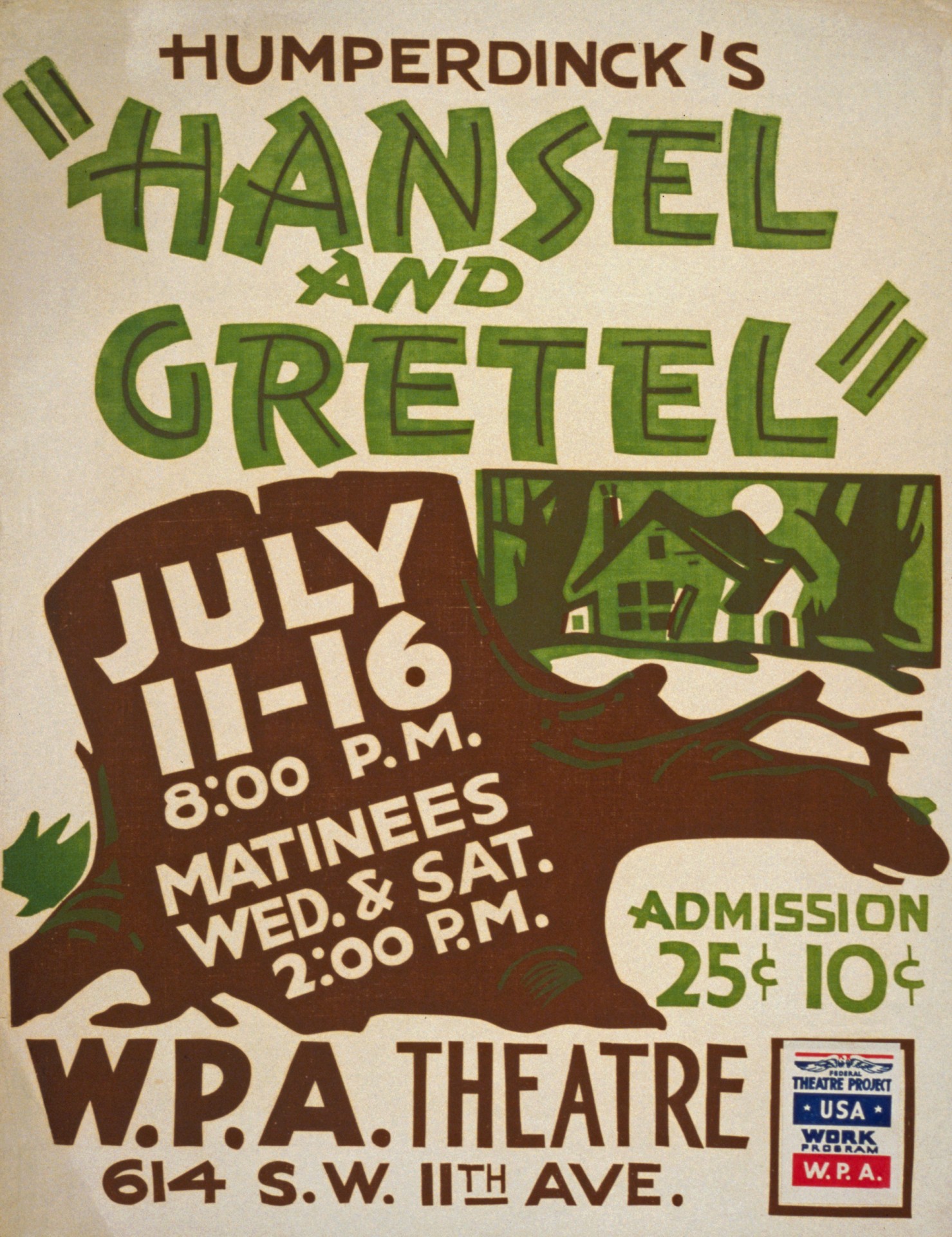 Vintage Hansel & Gretel Poster
