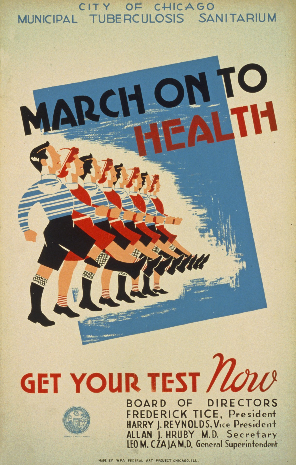Vintage Health Test Poster