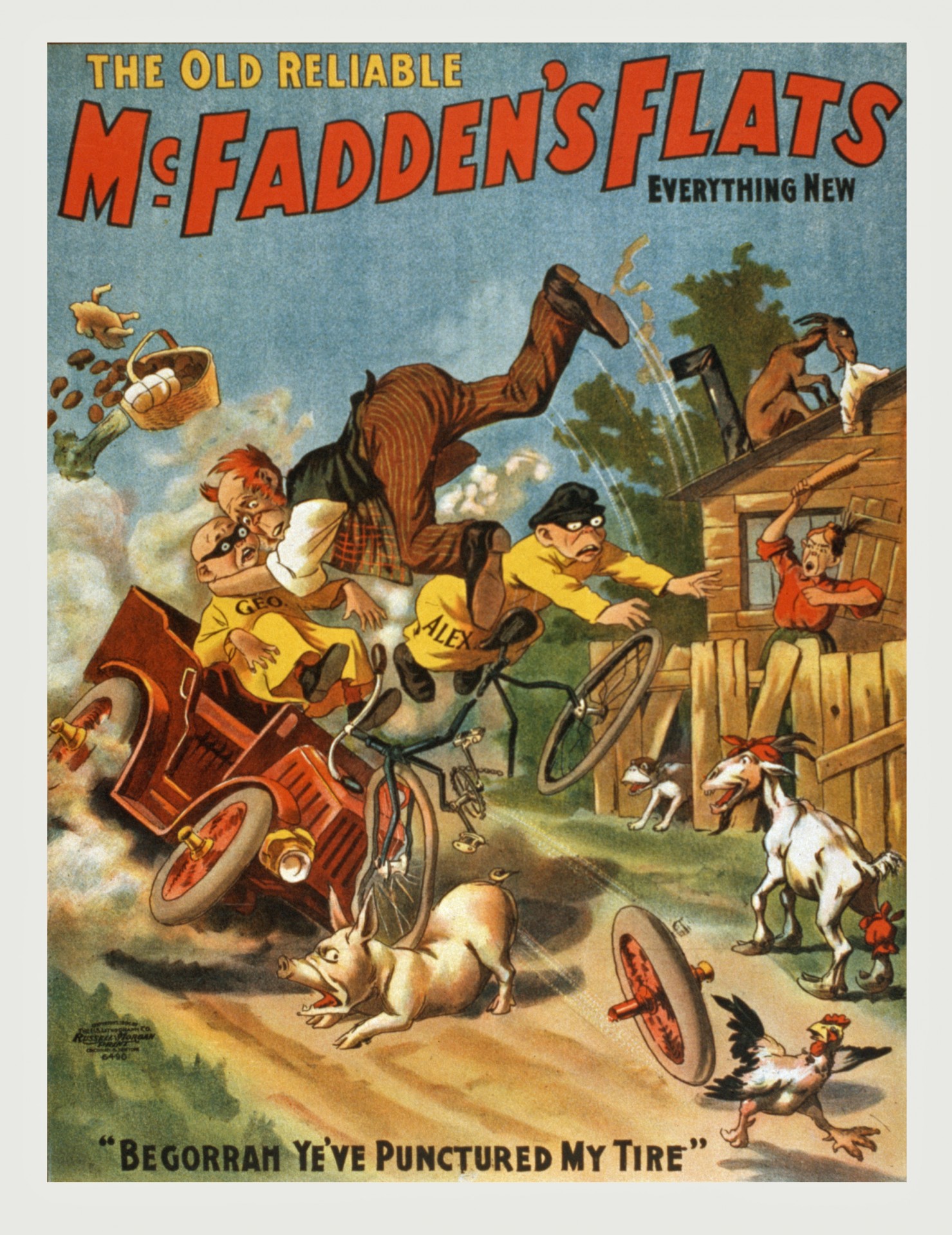 Vintage McFaddens Flats Poster