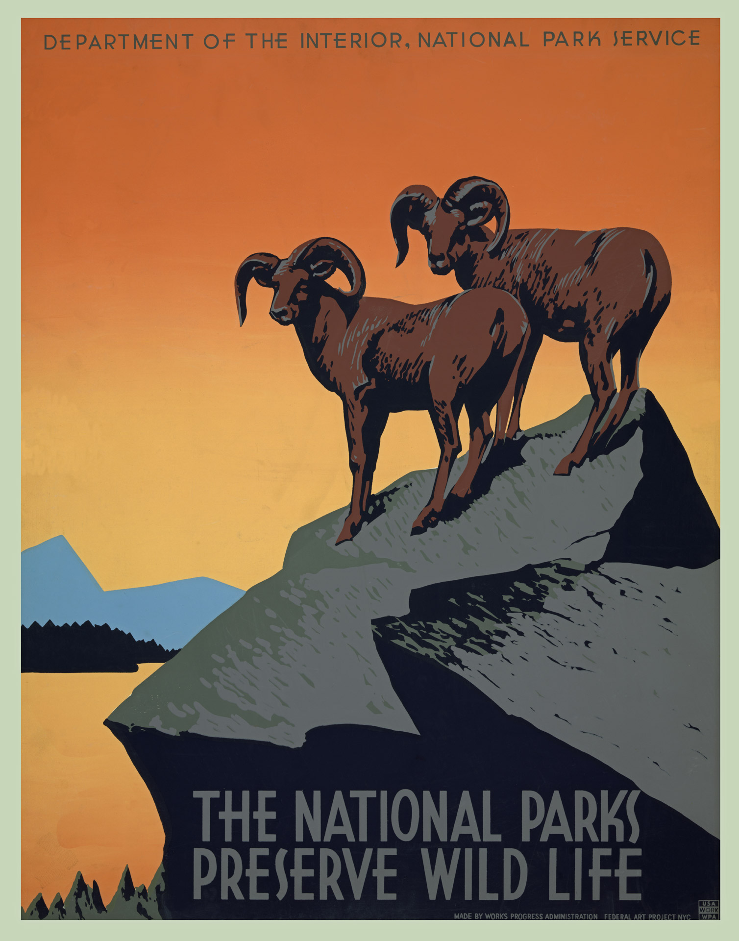 Vintage National Park Poster
