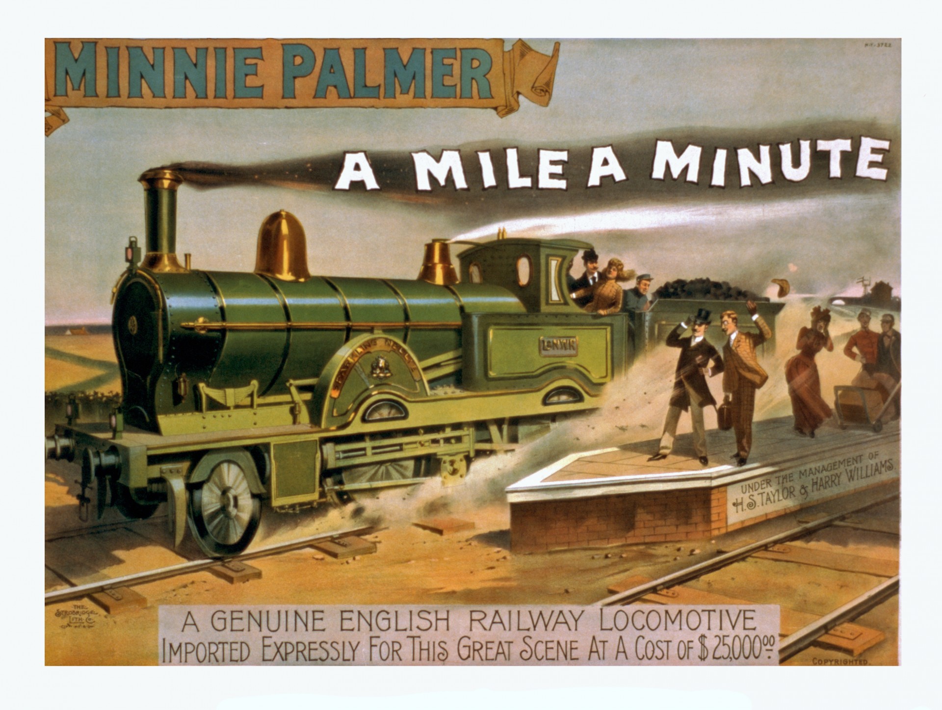 Vintage Train Poster
