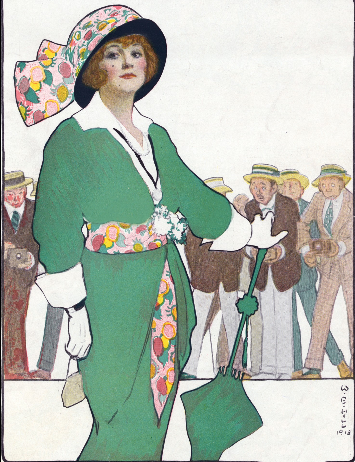 Vintage Woman Poster Fun