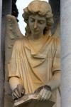 Angel Statue Writing 2