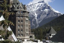 Banff Springs Hotel Mountains