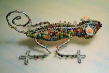 Beaded Lizard As Ornament
