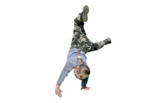 Boy Gymnastic Acrobatics  Posture
