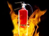 Burning Extinguisher