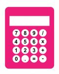 Calculator Pink Clipart