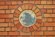 Close Up Of Brick Circle