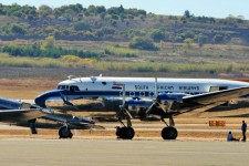Dc-4 Skymaster Parked At Airshow