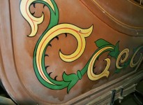Decorative Paintwork On Mail Coach
