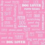 Dog Words Wallpaper Background