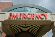Emergency Sign At Hospital