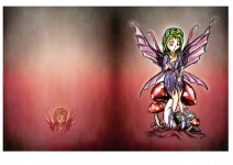 Fairy On Mushroom Card