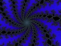 Fractal Background With Spirals