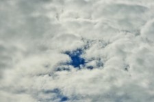 Gap In White Clouds