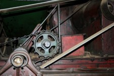 Gears & Pulleys On Old Farm Machine