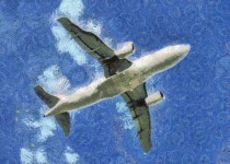 Jet Airplane Painting