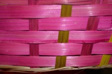 Macro Wicker Basket Pattern Pink