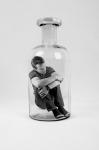 Man Trapped Inside Bottle