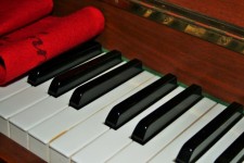 Piano With Filt Cover
