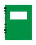 Spiral Notebook Green Clipart