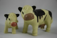 Toy Cow Calf Farm Animal