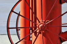Wheel Of Historic Fire Extinguisher