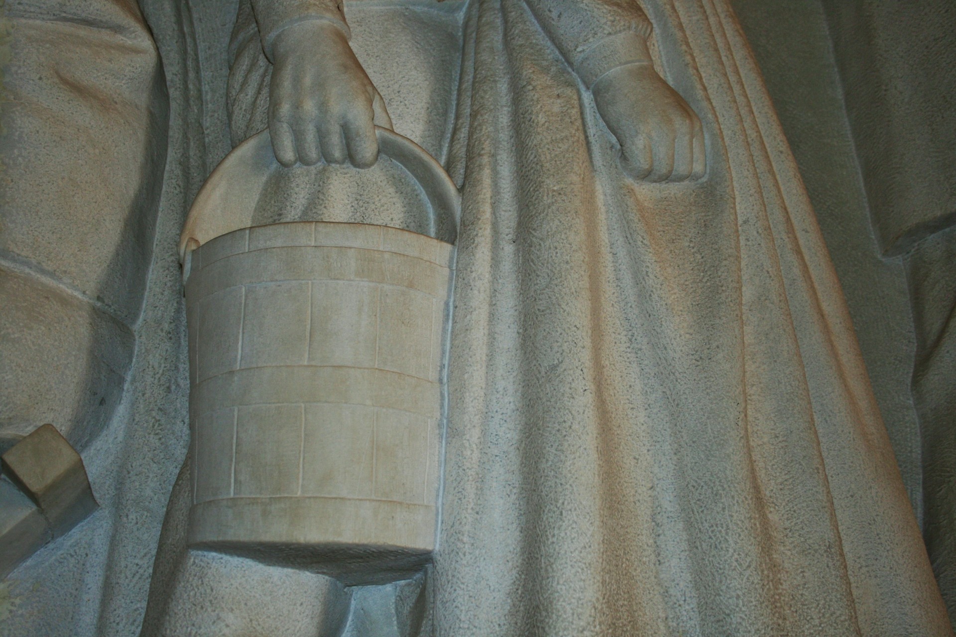 Detail Of Dress & Pail In Frieze